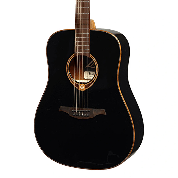 LAG GLA T118D-BLK Dreadnought Black Akustik Gitar